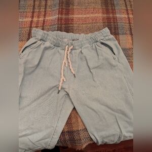 Aerie Soft Blue Elastic Waist Pants